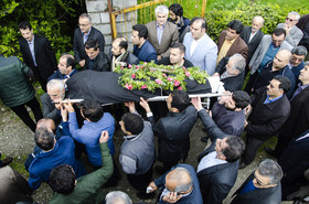 تشییع پیکر استاد منوچهر ستوده - چالوس